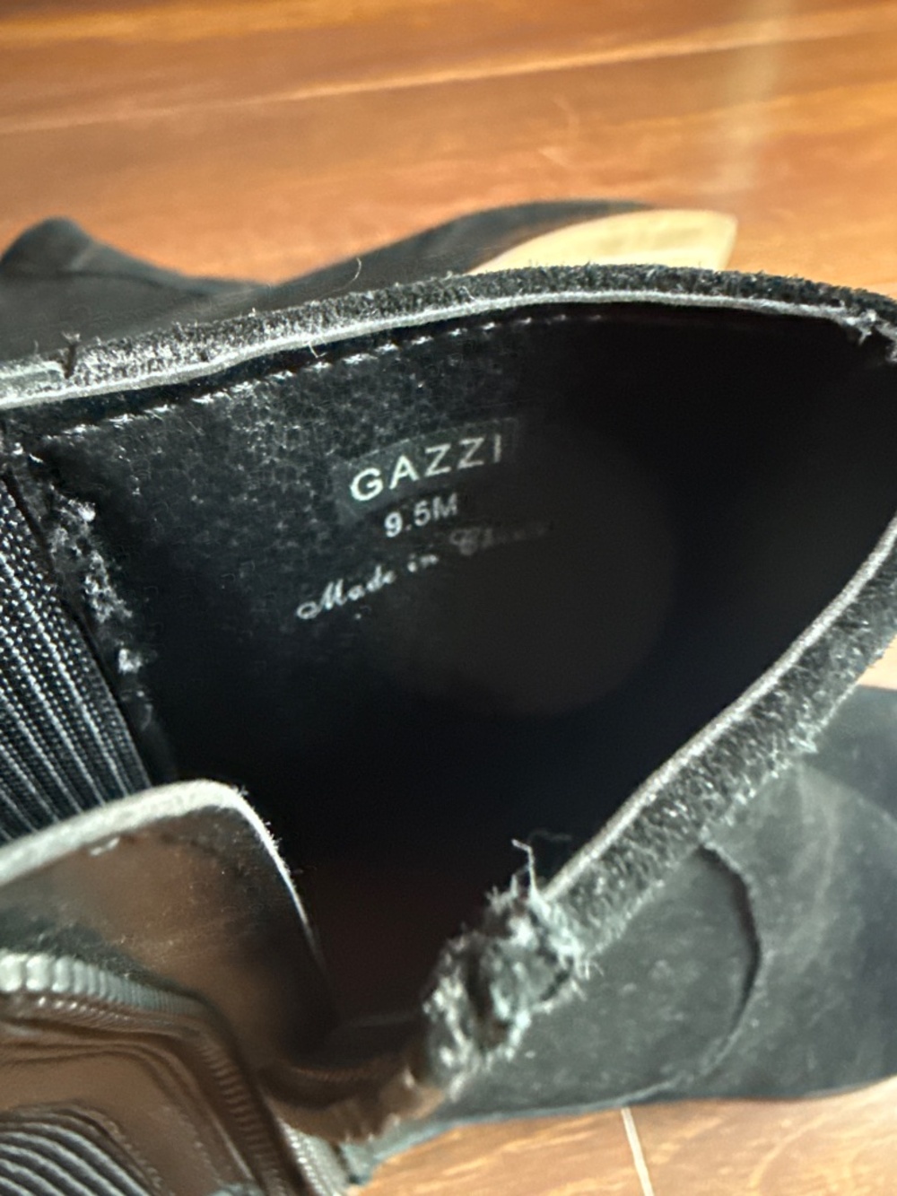 DONALD J PLINER Gazzi Suede Black Boots Size 9-5M - Picture 7 of 10